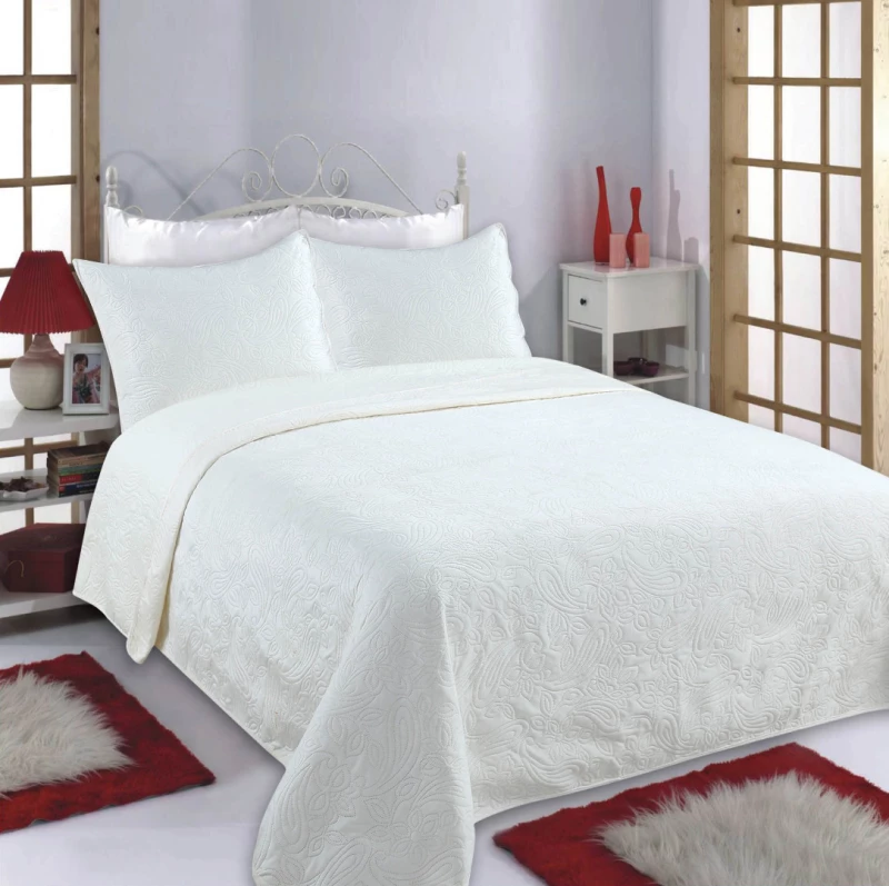 ΚΟΥΒΕΡΛΙ SUPERSOFT NX2212a (240cm x 260cm + 2 x 50cm x 70cm ) IVORY - -