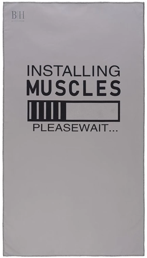 Πετσέτα γυμναστηρίου Art 2246 50x90 Γκρι   - -