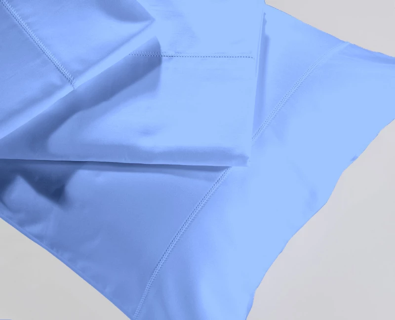 Σετ Σεντόνια Down Town Solid Colours S250/17 Ciel Βαμβακοσατέν    - Μονό 175 x 255