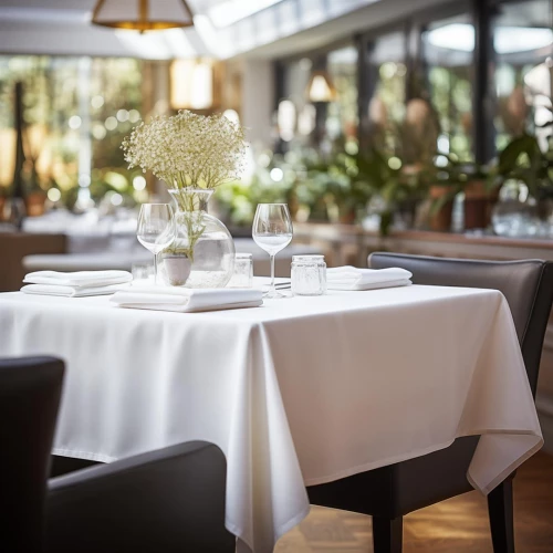 Τραπεζομάντηλο επαγγελματικό Stain 150x260 Λευκό   - -