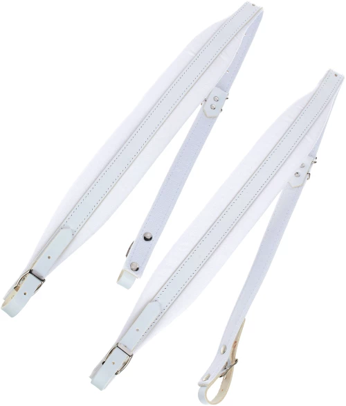Musicland AS-65 Pro Accordion Straps - Large, White