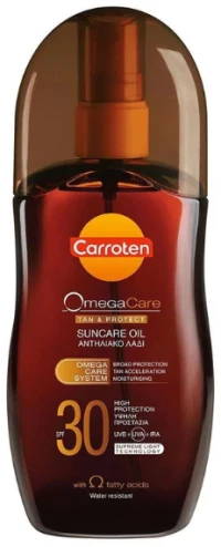 Carroten | Omega Care Suncare Oil SPF30  | Αντηλιακό Λάδι Μαυρίσματος και Προστασίας  | 150ml