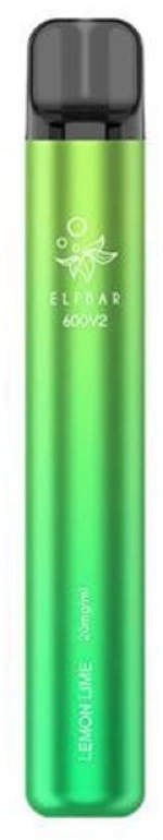 Elf Bar 600 V2 Lemon Lime Disposable Pod Kit 2ml με Ενσωματωμένη Μπαταρία 20mg