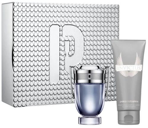 Paco Rabanne Invictus Eau De Toilette 100ml & Shower Gel 100ml