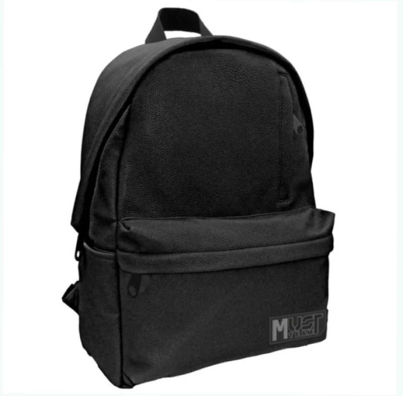 Τσάντα πλάτης 32x17x42cm με 1θήκη Must croc μαύρη  000585980