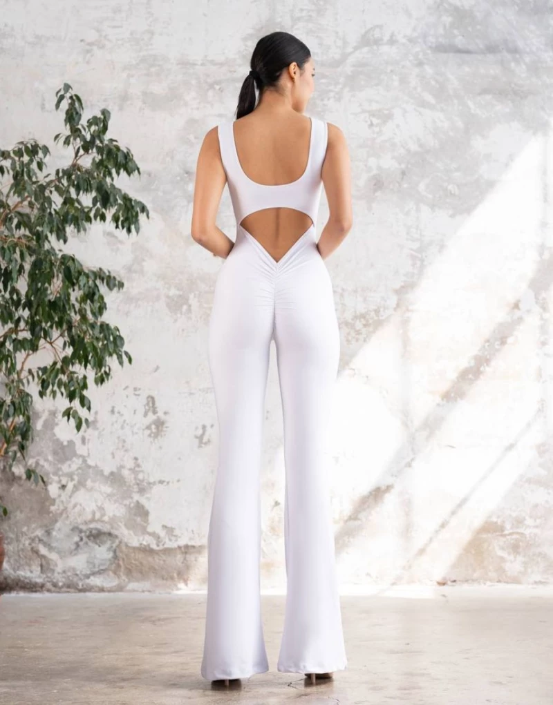 Ολόσωμη Καμπάνα Push Up και Σμίλευσης με Σούρα Q-813 White