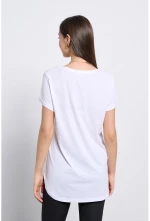 BDTK T-SHIRT SS 1241-902528 1241-902528-00200 BODY TALK Λευκό