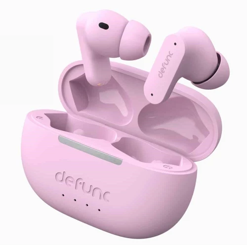 Defunc True ANC Bluetooth Ασύρματα Ακουστικά με Active Noise Cancellation - Ροζ
