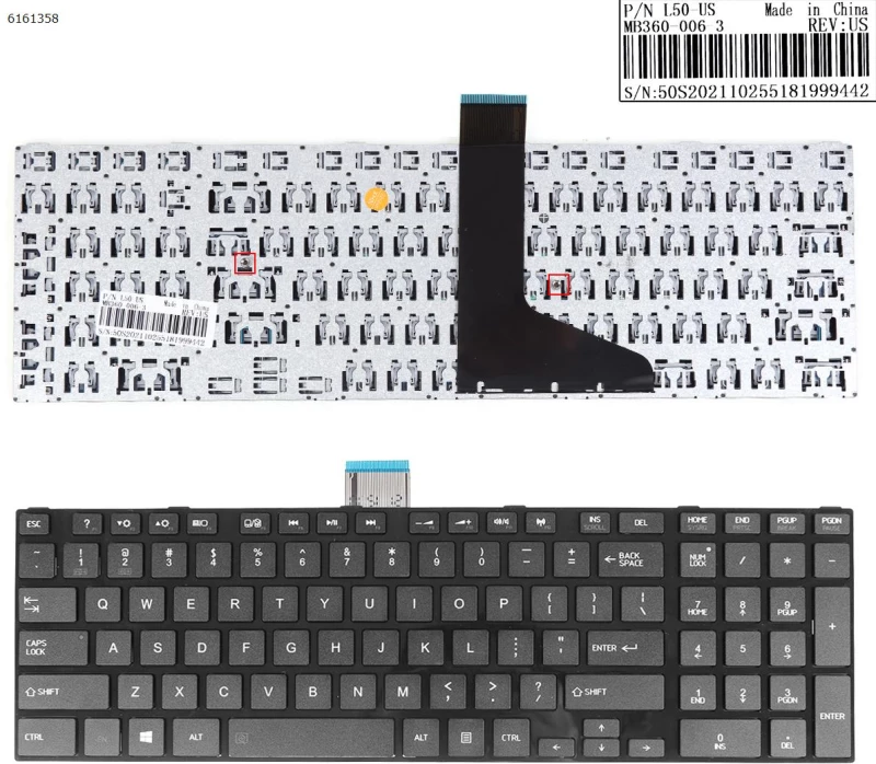 Πληκτρολόγιο Keyboard Toshiba Satellite L70t-A L70-B S50D-A