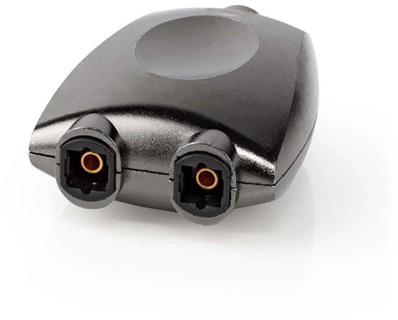NEDIS Splitter ήχου TosLink θηλ.σε 2x TosLink θηλ., σε γκρι χρώμα