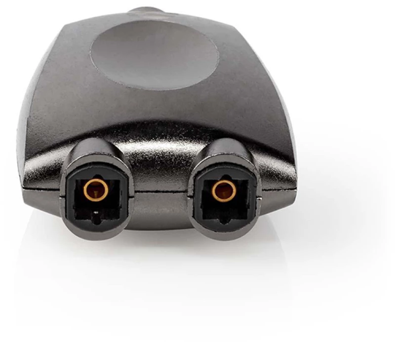 NEDIS Splitter ήχου TosLink θηλ.σε 2x TosLink θηλ., σε γκρι χρώμα