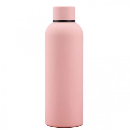 Μπουκάλι Θερμός Ανοξείδωτο 500ml - Ροζ