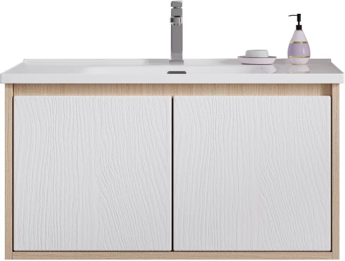 Σετ Πάγκου VERA 80 cm PLYWOOD χρ. Λεύκο/Δρυς S3BVER080WHS