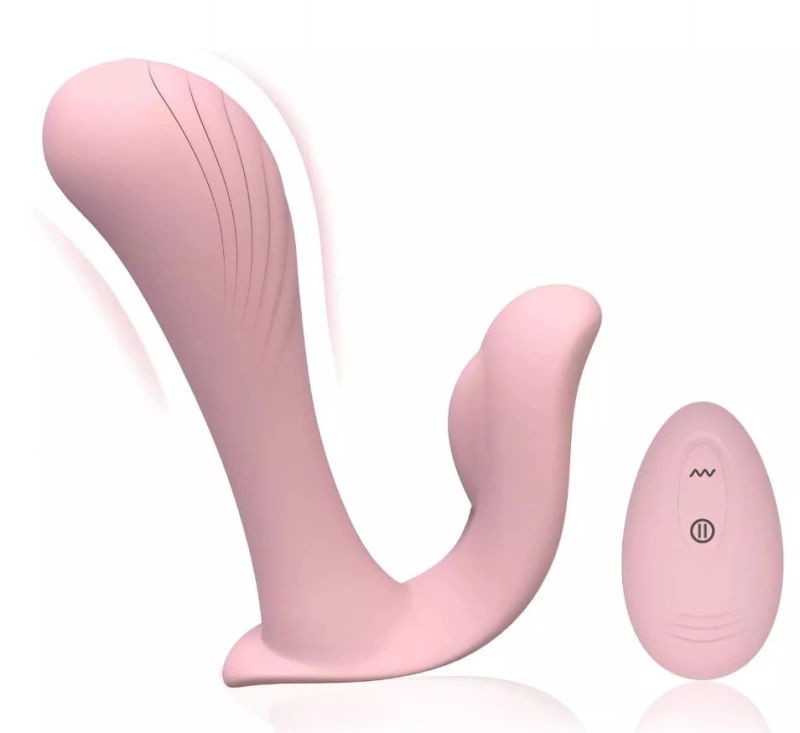 Mokko Toys Stimulator 10 Vibration Modes, Silicone, USB, Pink,