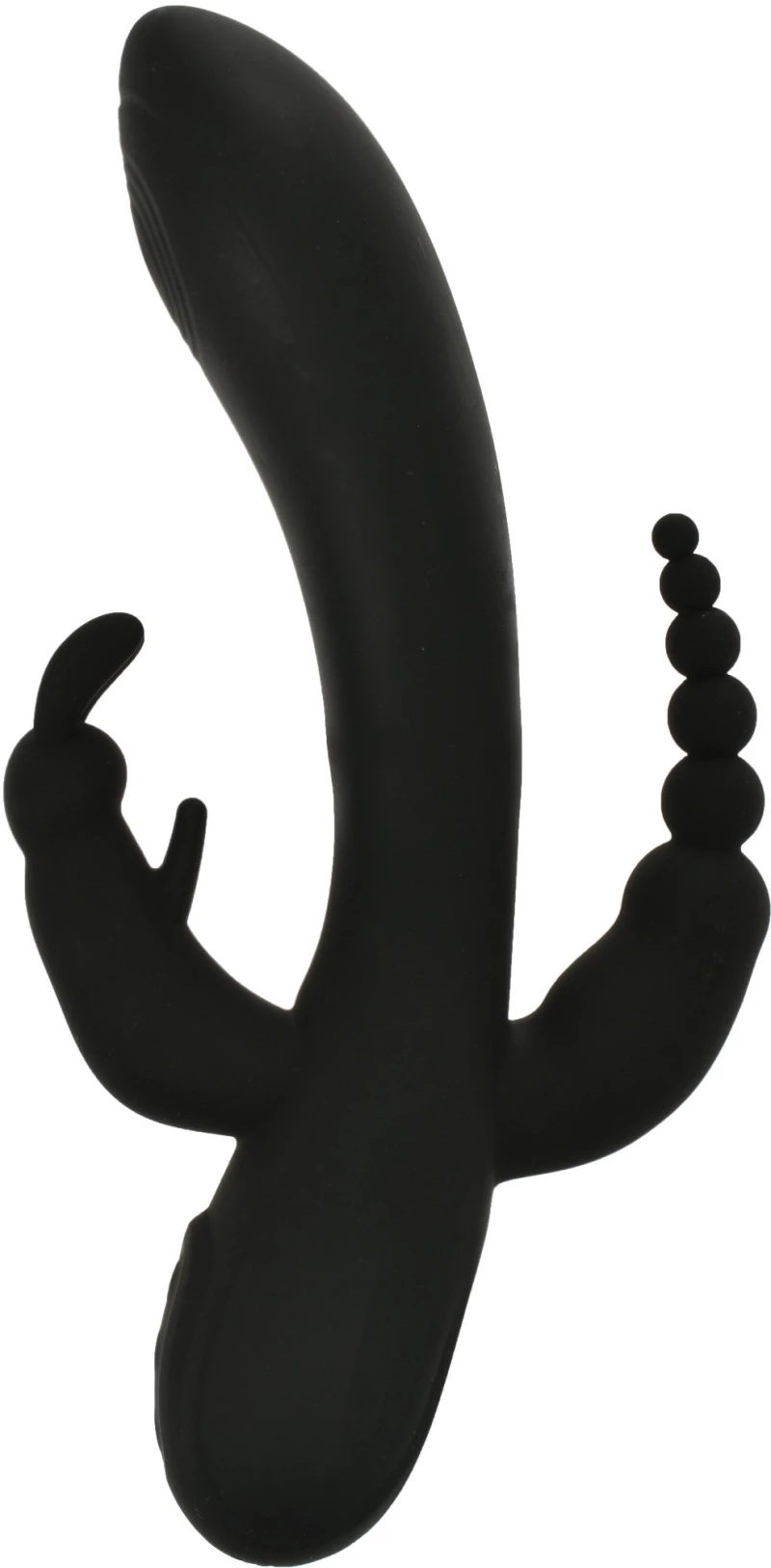 Triple Power Vibrator 10 Vibration Modes Black USB Passion Labs