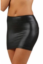 Openwork Lycra Skirt Black