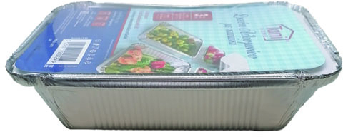 Σετ 4 ταψάκια αλουμινίου με καπάκι 70101967