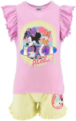 Σετ σορτς μακό κορίτσι "Aloha minnie and daizy" λιλά (Λιλά)