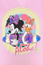 Σετ σορτς μακό κορίτσι "Aloha minnie and daizy" λιλά (Λιλά)