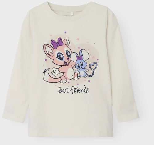 Μπλούζα "Best friends" εκρού (Εκρού)