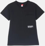 Μπλούζα μακό αγόρι "Kidswear industries" μαύρη (Μαύρο)