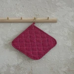Πιάστρα Κουζίνας Χριστουγεννιάτικη Christmas Time Red Nima One Size