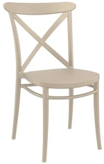 Καρέκλα Cross 20.0590 51Χ51Χ87cm Dove Grey Siesta