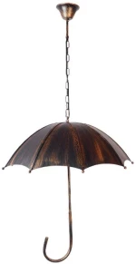 Φωτιστικό Οροφής Umbrella 01406 5xE27 Φ58x60cm Rust GloboStar