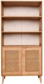 Βιβλιοθήκη Hazeran 998VOW1159 90x40x110cm Oak