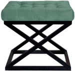 Σκαμπό Capraz Babyface 383EVN1236 50x40x42cm Black-Green