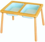 Τραπέζι Παιδικό 109TRS1165 74x53x52cm Natural-Blue