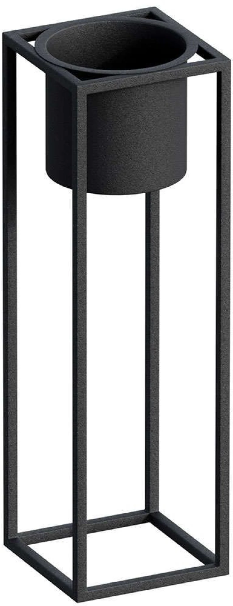 Κασπώ 247HFM1184 15x15x50cm Black Aberto Design Μέταλλο