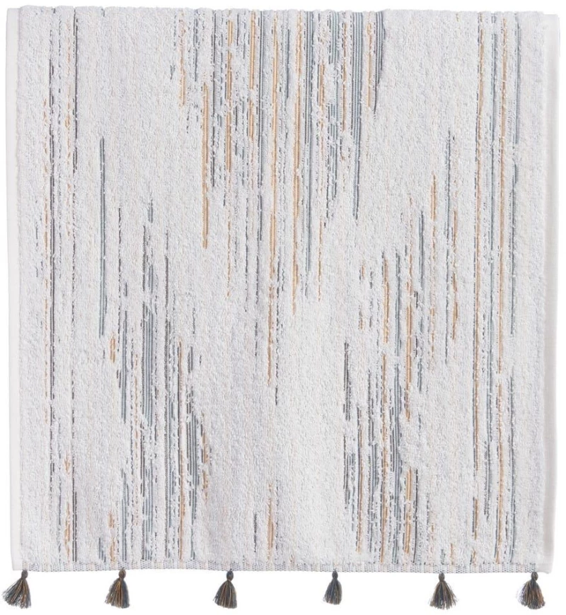 Πετσέτα Halfway Ecru-Green Nef-Nef Προσώπου 50x90cm 100% Βαμβάκι