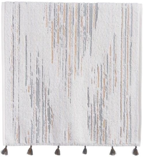 Πετσέτα Halfway Ecru-Green Nef-Nef Προσώπου 50x90cm 100% Βαμβάκι