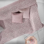 Ριχτάρι Monet Old Pink Guy Laroche Διθέσιο 180x250cm Βαμβάκι-Ακρυλικό