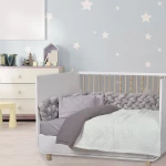 Κουβέρτα Βρεφική 4882 Light Grey-Dark Grey Das Home Αγκαλιάς 80x110cm 100% Βαμβάκι