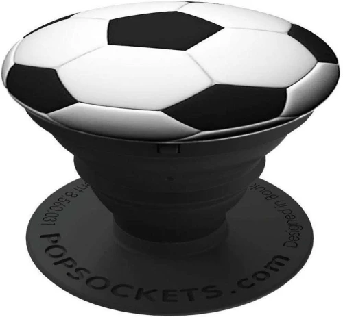 PopGrip Κινητού Soccer Ball 800694 Black-White PopSockets