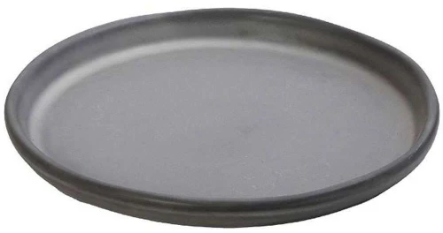 Πιάτο Ρηχό Canyon GMT404K2 20x20x2,6cm Dark Grey Espiel Πηλός