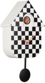 Ρολόι Τοίχου Cuckoo KA5968BK 8,5x40,5cm White-Black Karlsson ABS