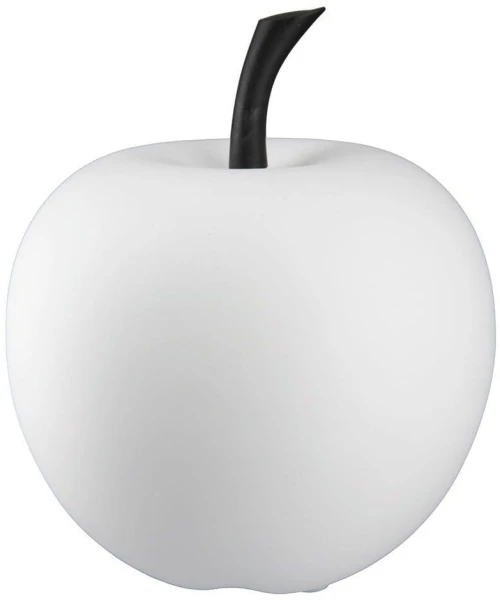 Διακοσμητικό Μήλο Portofino 32052 16x17cm White-Black Κεραμικό
