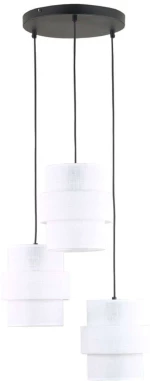 Φωτιστικό Οροφής Calisto 6018 45x45x145cm 3xE27 15W White TK Lighting