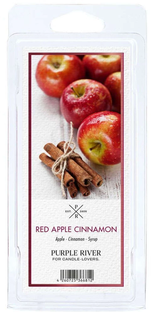 Αρωματική Μπάρα Wax Melt Red Apple Cinnamon A1477 50gr Multi Purple River Κερί Σόγιας