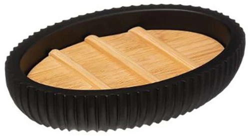 Σαπουνοθήκη Natureo 07.174542B Black Κεραμικό