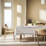 Τραπεζομάντηλο Cruella 582 Black-White Gofis Home 150Χ310 Πολυέστερ