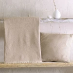 Ριχτάρι Tusca Beige Ρυθμός Πολυθρόνα 160x180cm Βαμβάκι-Πολυέστερ