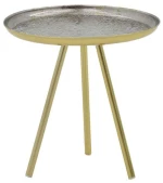 Τραπεζάκι Βοηθητικό Jacksie 287-000013 Φ51x54cm Gold