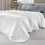 Κουβέρτα Eternity Snow White Guy Laroche King Size 260x240cm 100% Βαμβάκι