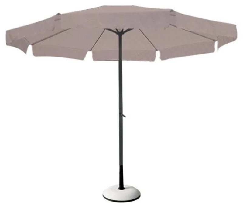Ομπρέλα Ε925,2 Αlu Ανθρακί/Ύφασμα Μπεζ Φ200cm