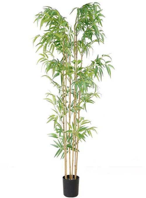 Τεχνητό Δέντρο Μπαμπού NP5801_180_22_Uv Ύψος 180cm Green New Plan Πολυαιθυλένιο,Ύφασμα