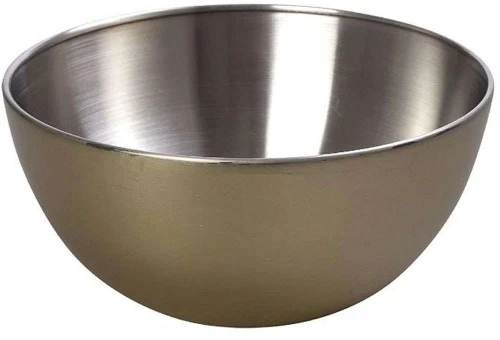 Σαλατιέρα RAP128 24x24x11,5cm Gold Espiel Large Ανοξείδωτο Ατσάλι